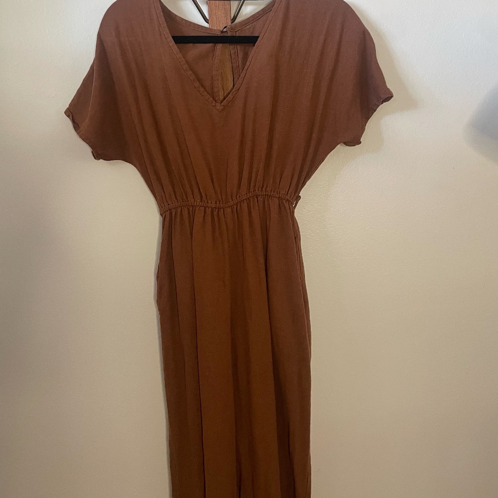 Tonle Srey Jumpsuit in TerraCotta in XS